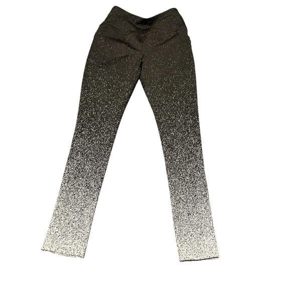 T By TALBOTS STARDUST LEGGINGS BUNDLE Size XS NAVY AND WHITE BLACK AND WHITE - Picture 7 of 15